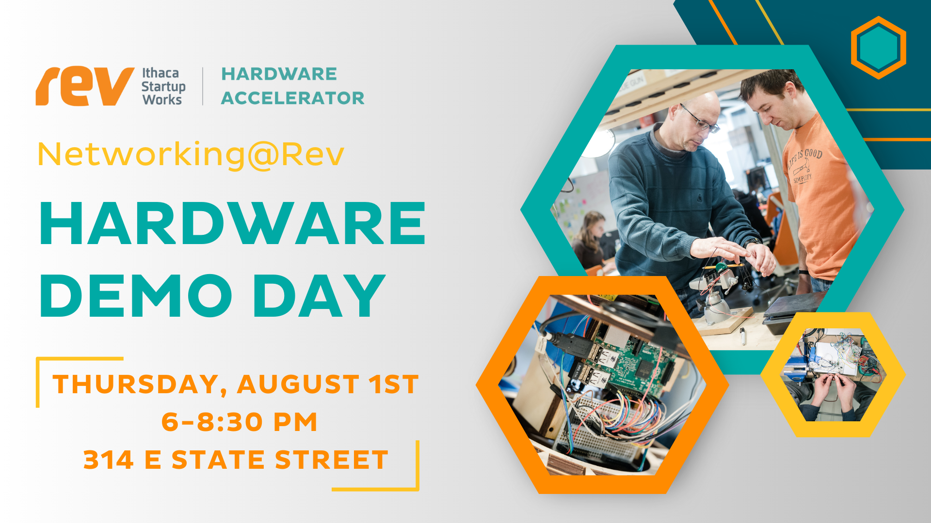 Hardware Demo Day on August 1st.